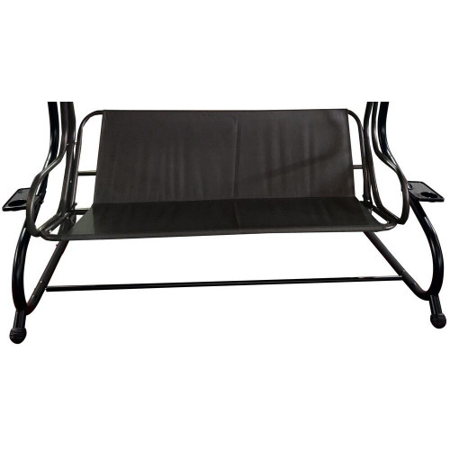 Látkové sedadlo pre hojdačku DE LUXE II, sivé