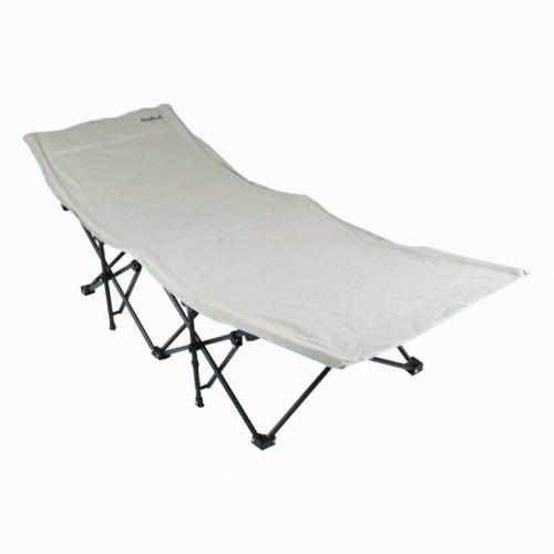 Skladacie lehátko, béžové, prenosná taška