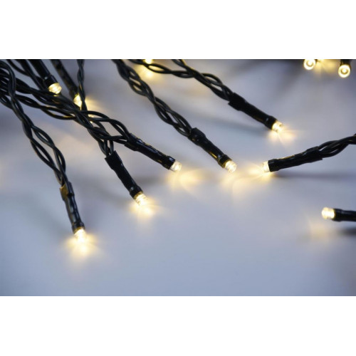 Svetelná reťaz v tvare kužeľa, 280 LED, teplá biela