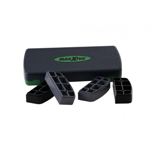 MAXXIVA fitness stepper, výškovo nastaviteľný, zelená