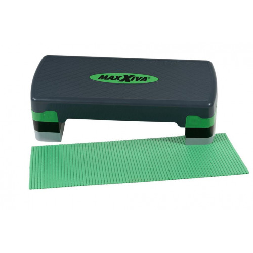 MAXXIVA fitness stepper, výškovo nastaviteľný, zelená