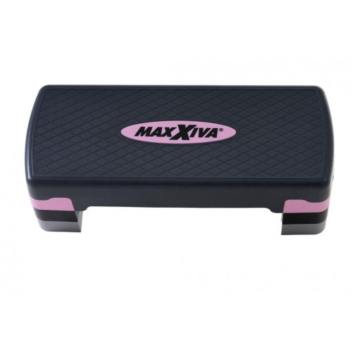 MAXXIVA fitness stepper, výškovo nastaviteľný, ružová
