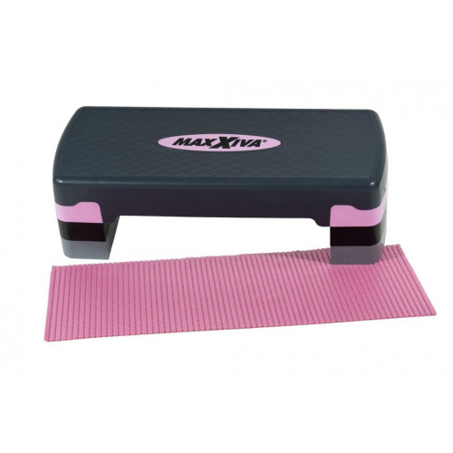 MAXXIVA fitness stepper, výškovo nastaviteľný, ružová