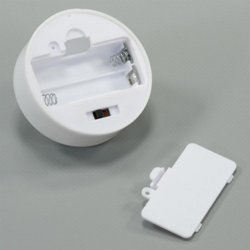 Sada batériových čajových sviečok s časovačom, biela, 8 ks