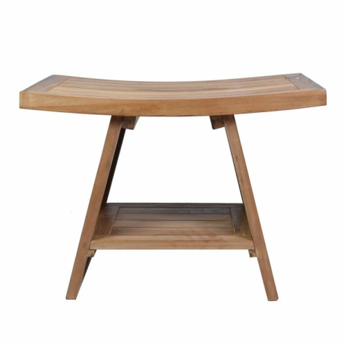 Stolička DIVERO, masívny ošetrený teak, 60 x 35 x 45 cm Stolička DIVERO, masívny ošetrený teak, 60 x 35 x 45 cm