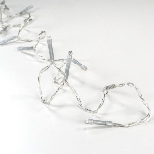 Sada vianočných LED reťazí, 100 LED, teplá biela, 2 ks