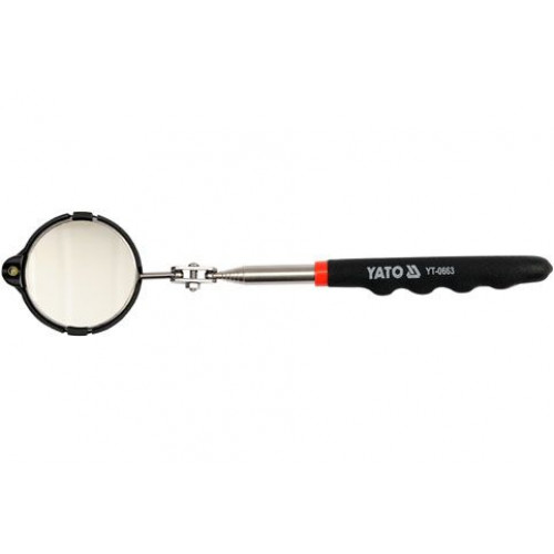 Teleskopické kontrolné zrkadlo s LED