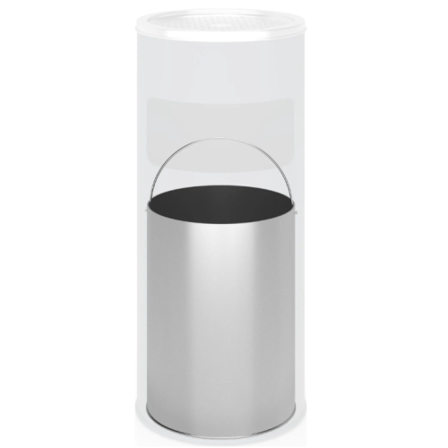 Odpadkový kôš s popolníkom, 30 l, antracit Odpadkový kôš s popolníkom, 30 l, antracit