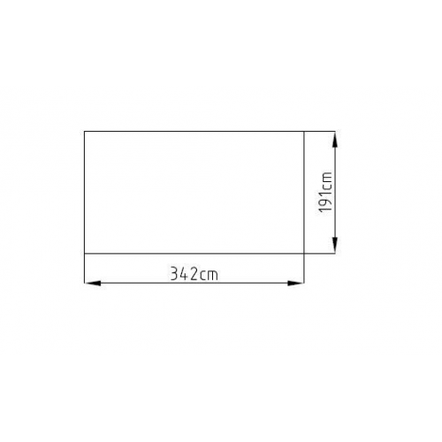Záhradný domček LUKE B, 202 x 342 x 191 cm, kov