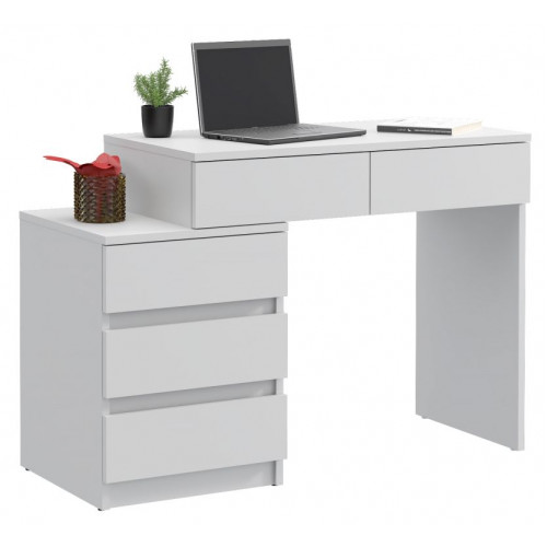 Písací stôl biely so zásuvkami do detskej izby