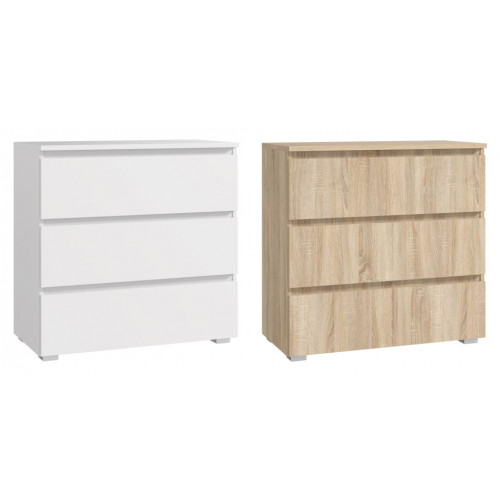 Komoda FlexiLine, 80 cm, farba dub sonoma