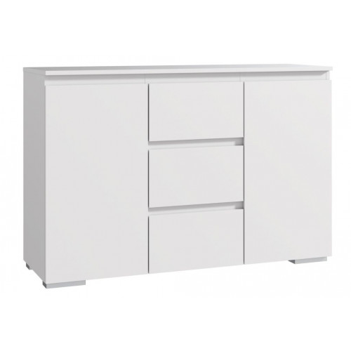 Komoda 120 cm, biela