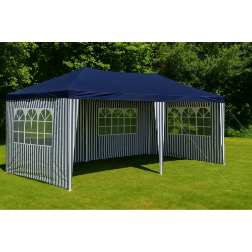 Záhradný párty stan 3 x 6 m, modrý