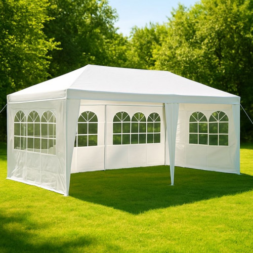 Záhradný párty stan 3 x 6 m, biely