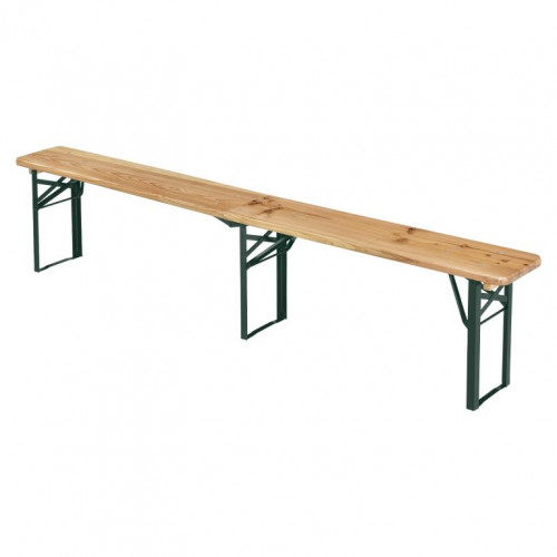 Pivný set 220 cm z jedľového dreva, skladacia, nosnosť 250kg