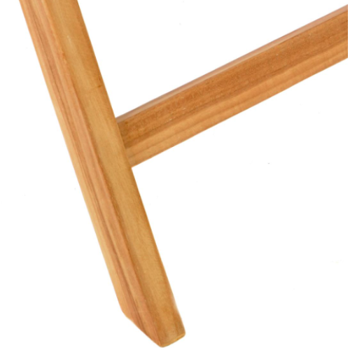 Skladacia stolička DIVERO, teakové drevo, 2 kusy Skladacia stolička DIVERO, teakové drevo, 2 kusy