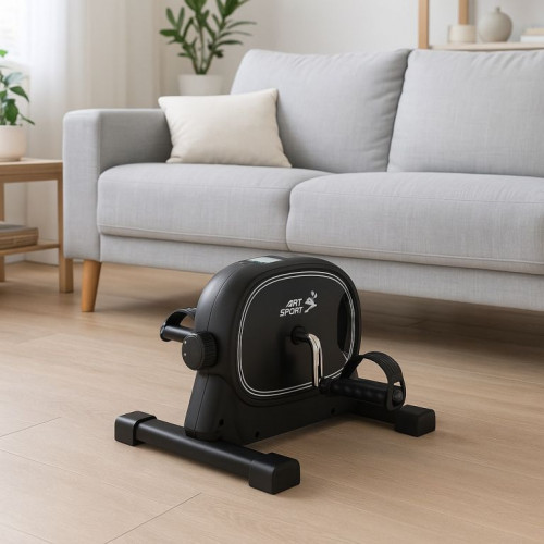 Pedálový rotoped Sportivo s LCD displejom, čierny