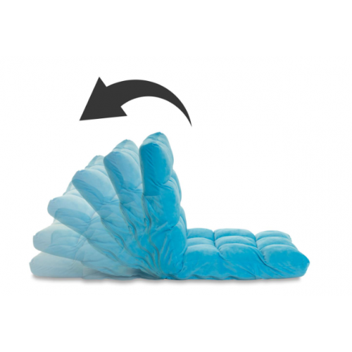 Polohovacie kreslo 60 x 52 x 53 cm, modré