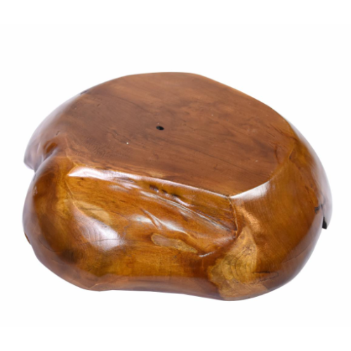 Dekoratívna misa z teakového dreva Ø 50 cm, hnedá