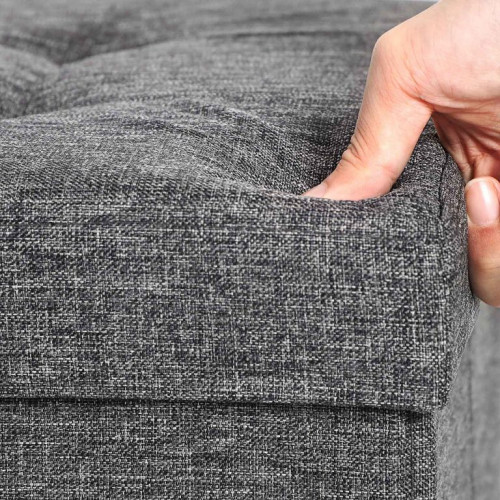 Skladacia lavica s úložným priestorom 80 l, veko obojstranné