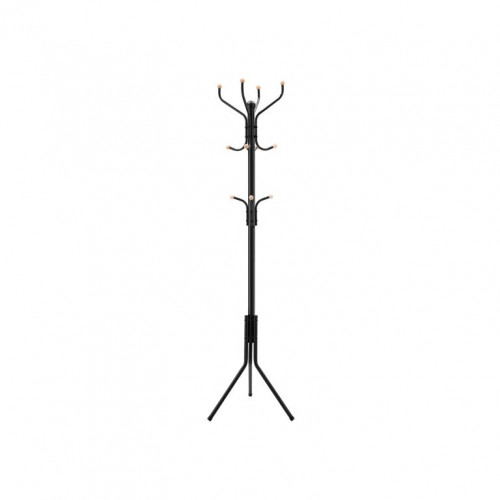 SONGMICS kovový vešiak 182 cm, čierny