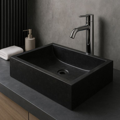 Umývadlo z prírodného kameňa Vester Black