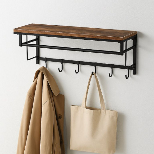 Nástenný vešiak Vintage, 66 x 30 x 32 cm