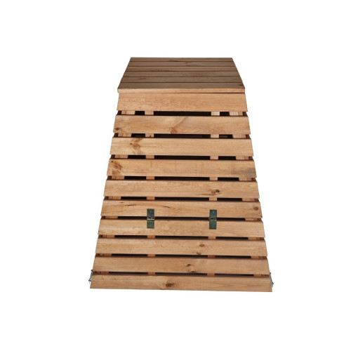 Drevený kompostér pyramída 430 l – česká výroba