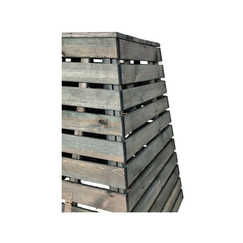 Drevený kompostér 800 L pyramída - česká výroba, zelený Drevený kompostér 800 L pyramída - česká výroba, zelený
