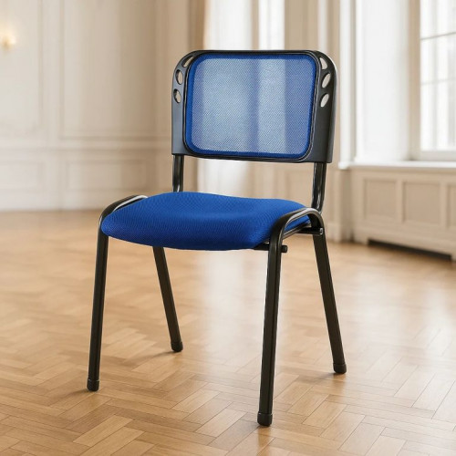 Stohovateľná kongresová stolička - modrá