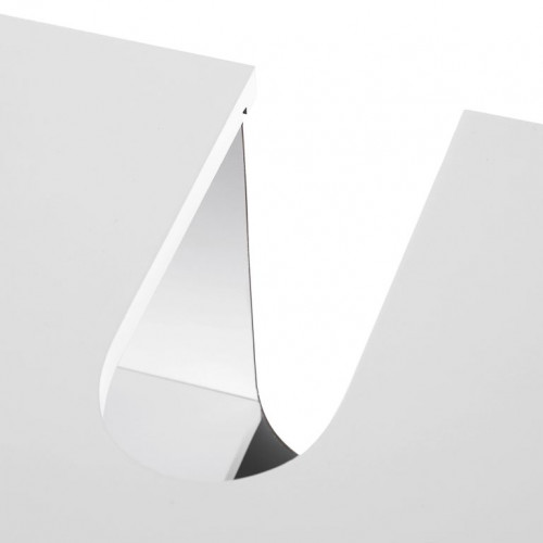 Kúpeľňová skrinka pod umývadlo, biela 60x60x30 cm