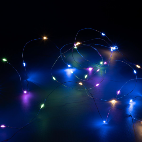 LED svetelný reťazec 3x40 LED diód, farebný, časovač, 4 m LED svetelný reťazec 3x40 LED diód, farebný, časovač, 4 m