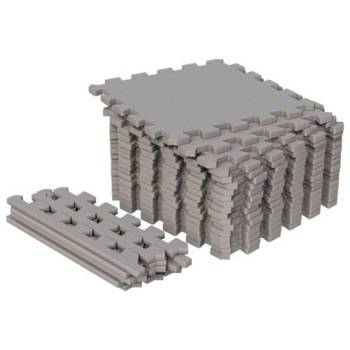 Gorilla Sports Sada ochranných podložiek, sivá, 18 ks