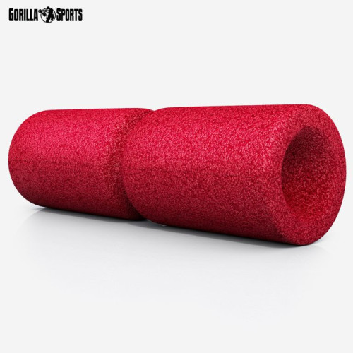 Gorilla Sports Masážny penový valec 38 x 13 cm, červený