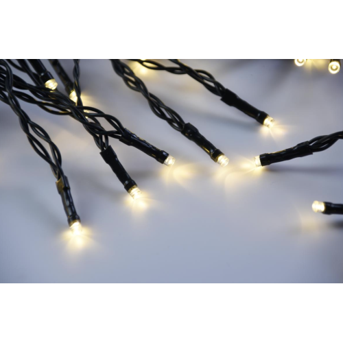 LED svetelný reťazec na vianočný stromček 200 LED,teplá biel