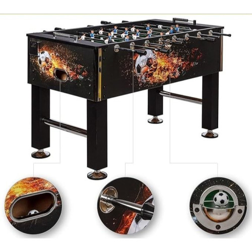 GamesPlanet Profi fotbálek Leeds, 140 x 73 x 87 cm, fireball