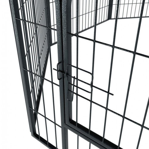 Kovová klietka pre šteniatka a malé zvieratá 80x60 cm,Ø210cm