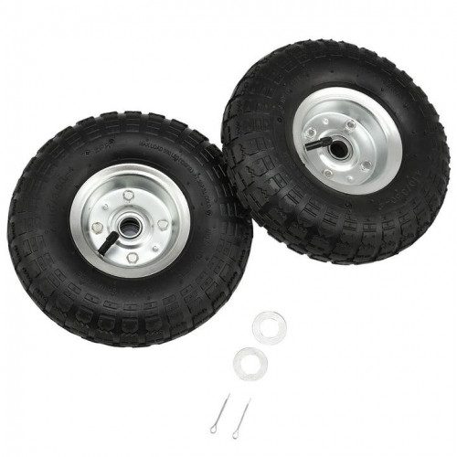 Skladací ručný vozík, 100 kg s nafukovacími kolesami a oceľ