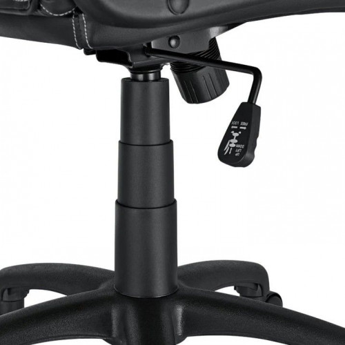 Ergonomická kancelárska stolička, čierna, polohovateľná opie