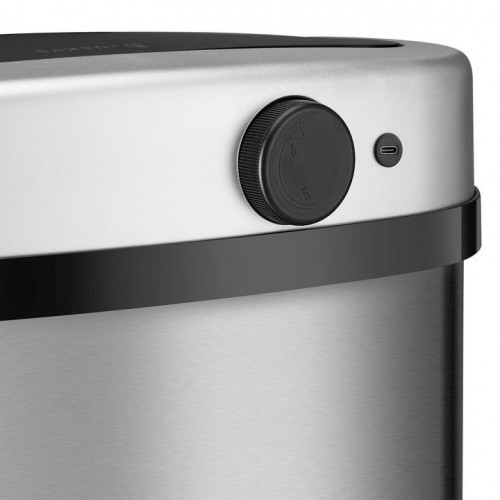 Automatický bezdotykový odpadkový kôš 50 l – strieborný