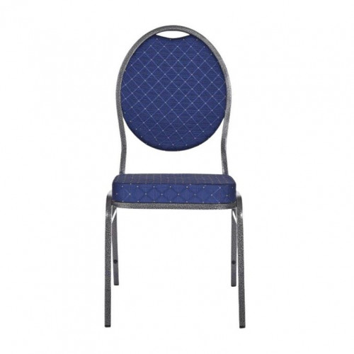 Kvalitná stolička kovová Monza - modrá