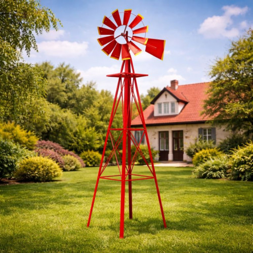 Veterný mlyn červený, 245 cm