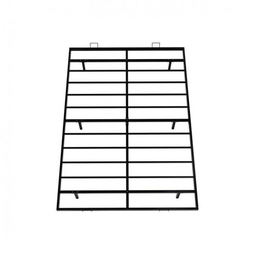 Dizajnová posteľ 140 x 200 čierna s LED podsvietením