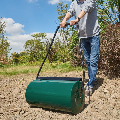 Kovový záhradný valec 60 cm, plniteľný Kovový záhradný valec 60 cm, plniteľný