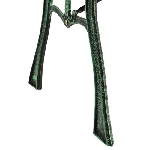 Záhradná lavička 122 cm, drevo/liatina, 2-miestna Záhradná lavička 122 cm, drevo/liatina, 2-miestna