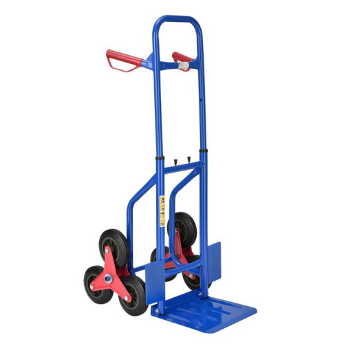 Skladací schodolez 100 kg, s hviezdicovými kolieskami