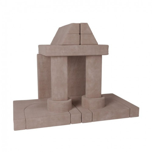 Dizajnová modulárna pohovka pre deti 150 cm, púdrová