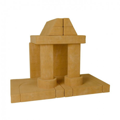 Dizajnová modulárna pohovka pre deti, 150 cm, horčicovo žltá