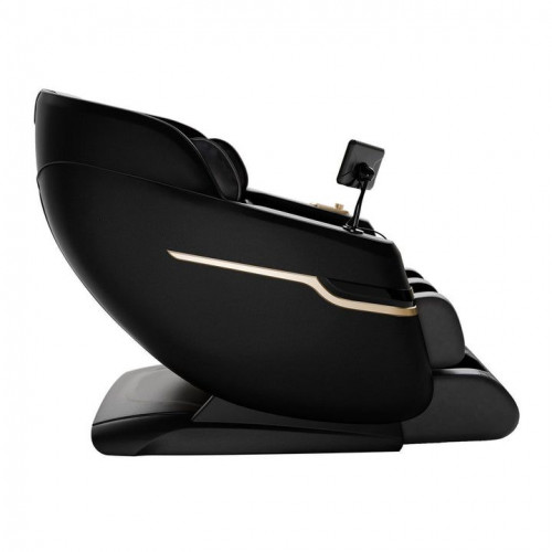 Relaxačné masážne kreslo s vyhrievaním a Bluetooth, čierne