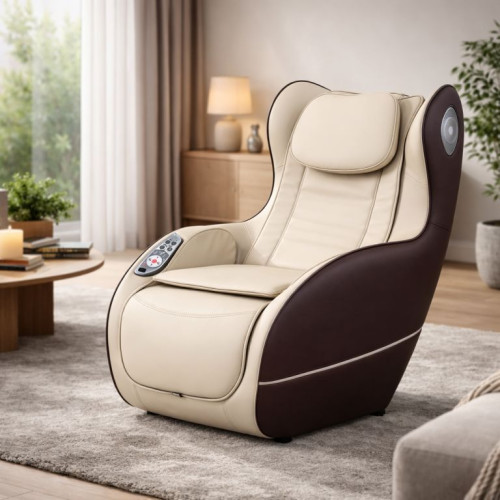 MAXXUS Masážne kreslo MX 7.1, hnedá/champagne, 108 x 65 x 95